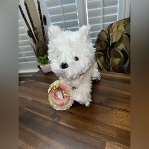 American Girl Coconut Westie Puppy Dog 12" Plush Pet 2016 White Stuffed Animal